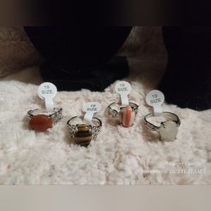 Set of 4 Fashion Rings